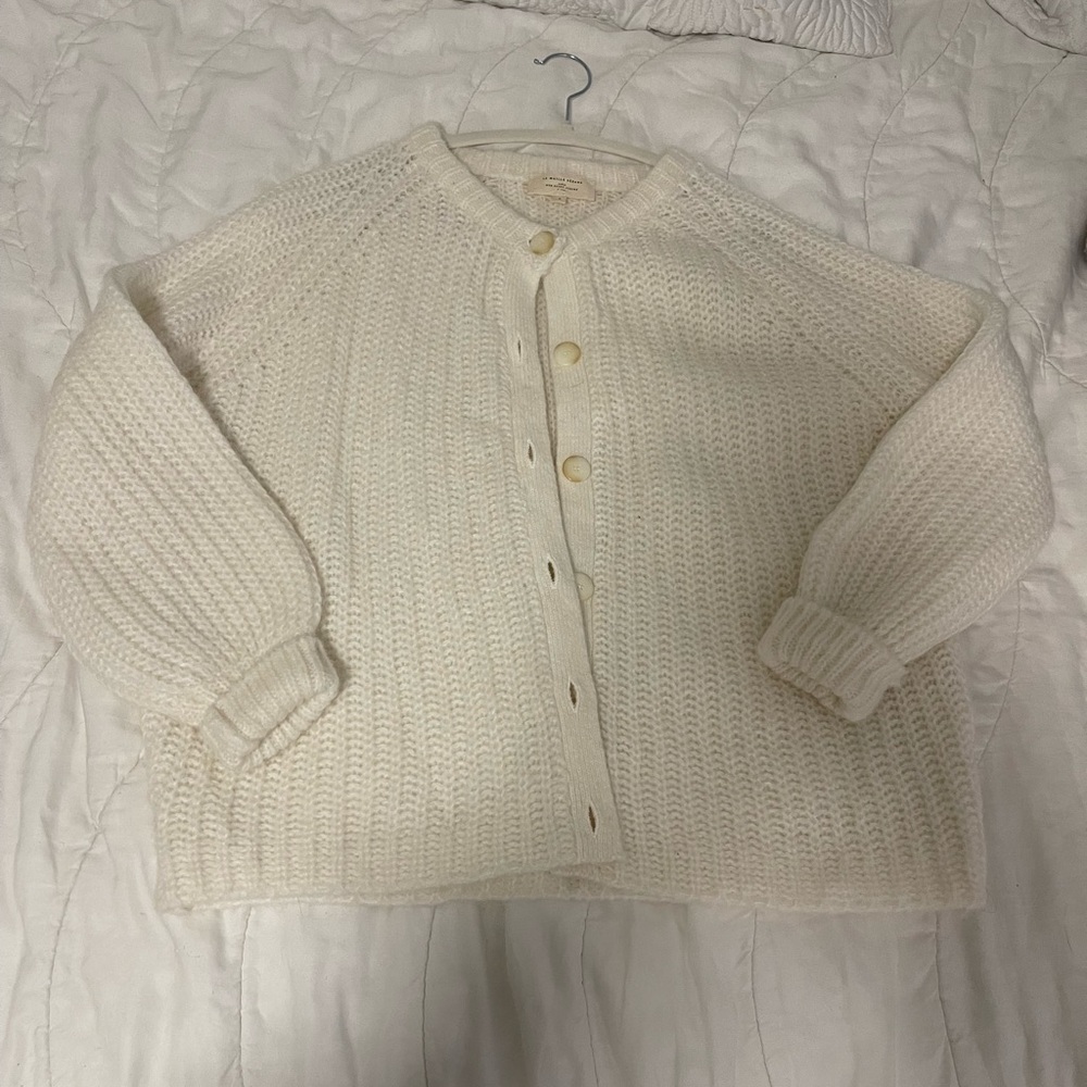 BNWOT Sezane Emile Cardigan in Cream